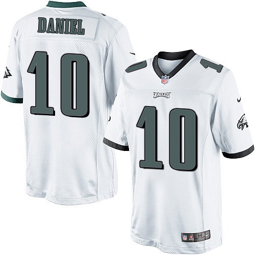 Youth Elite Chase Daniel Nike Jersey White Road - #10 NFL Philadelphia Eagles